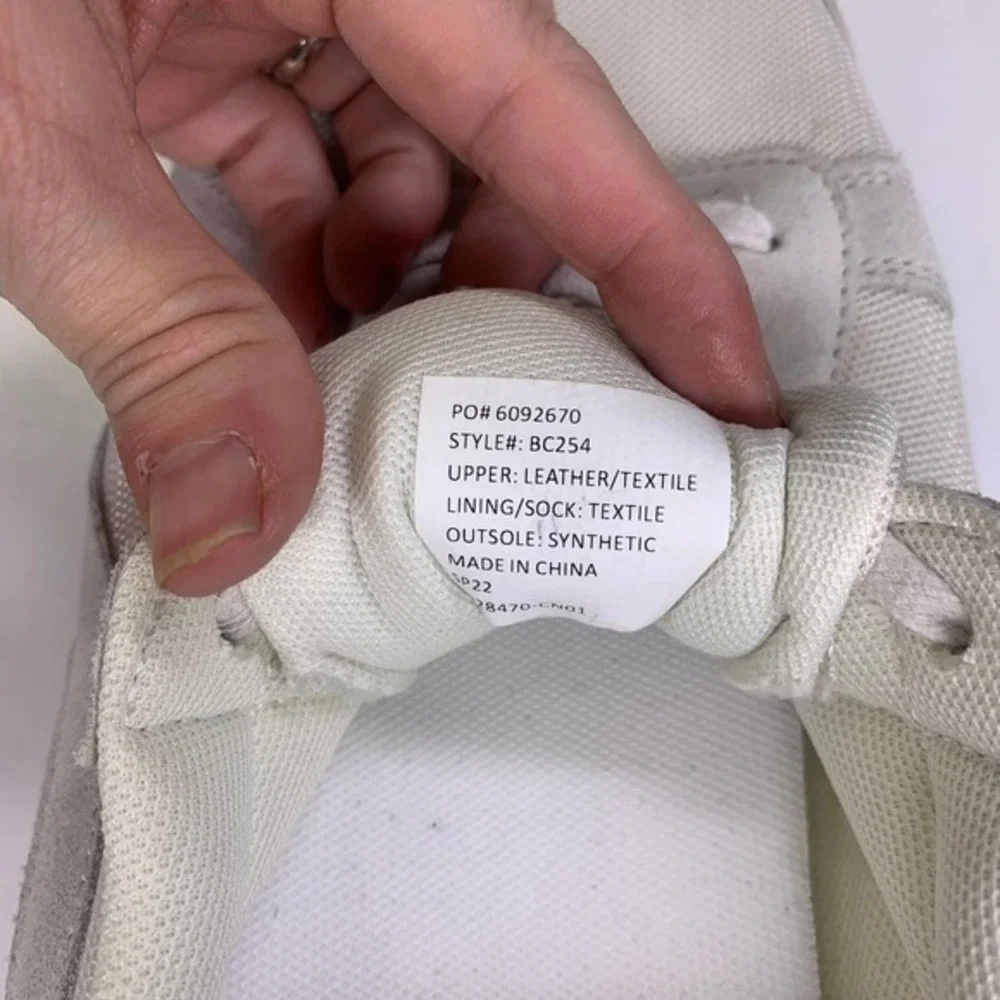J. CREW White Suede Metallic City Sneakers‎